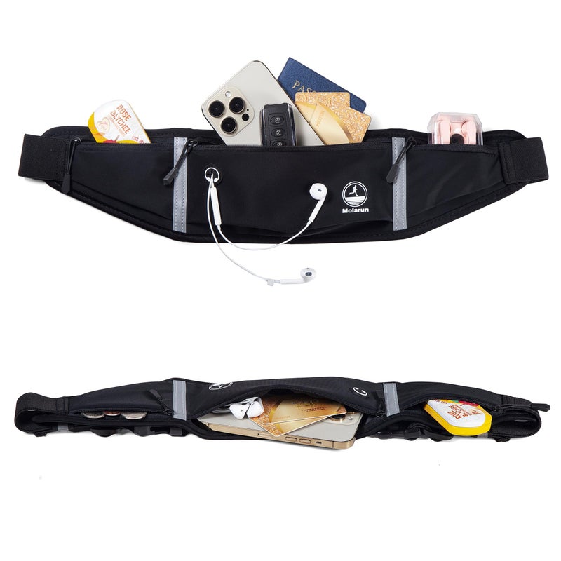 Molarun Slim Running Belt Fanny Packs for Men Women  Waist Pack Running Phone Holder Money Belt - Image 5